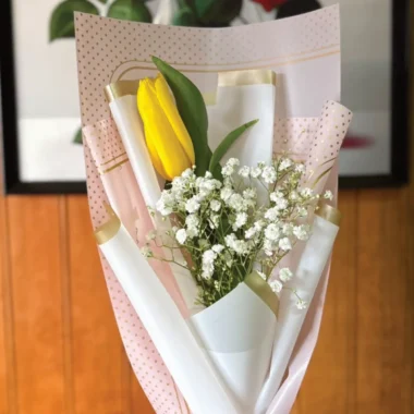 Bouquet de un tulipán