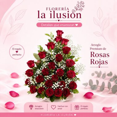 Arreglo con base de Rosa